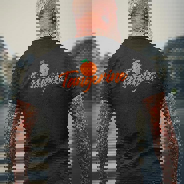 オレンジビタミンが豊富なディライト メンズTシャツ バックプリント 高齢者への贈り物