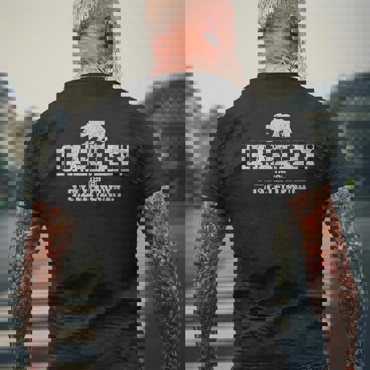 オークリーカリフォルニア メンズTシャツ バックプリント 高齢者への贈り物