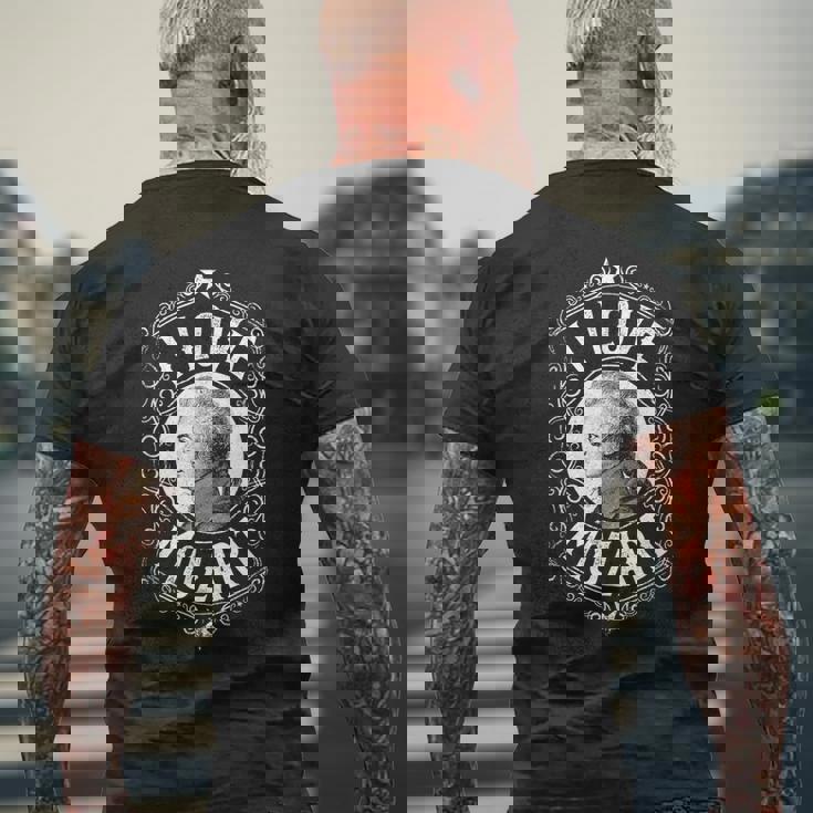 オーストリアのクラシック音楽作曲家 ヴォルフガング・アマデウス・モーツァルト メンズTシャツ バックプリント 高齢者への贈り物