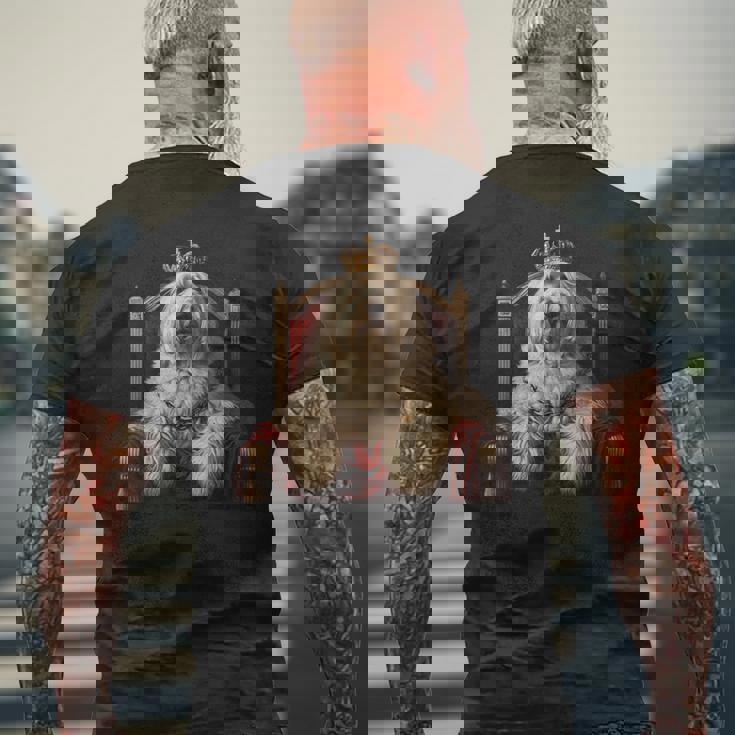 オールド・イングリッシュ・シープドッグ・ドッグ-オールド・イングリッシュ・シープドッグ メンズTシャツ バックプリント 高齢者への贈り物