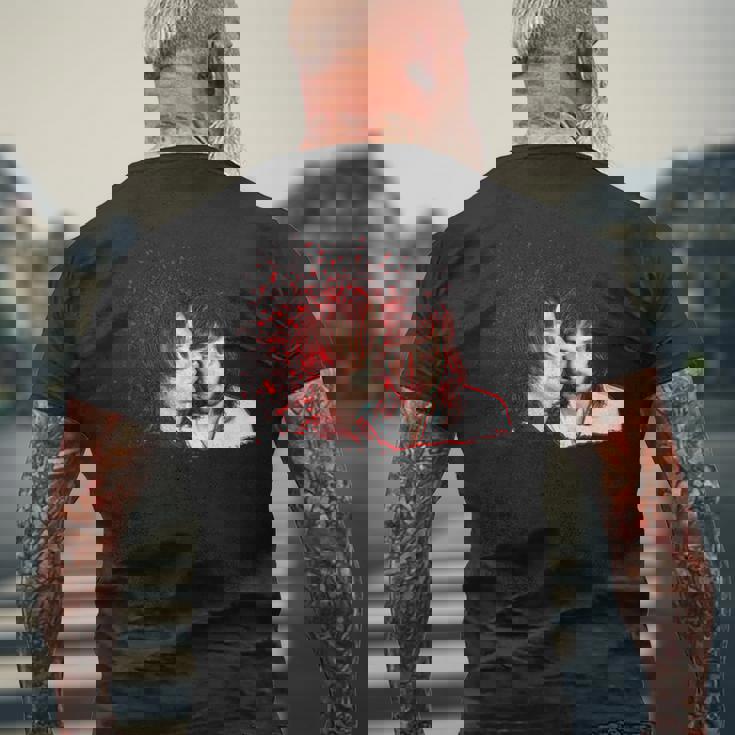 カサビアン・トムとセルジュ・イン・エディンバラ 2004 メンズTシャツ バックプリント 高齢者への贈り物