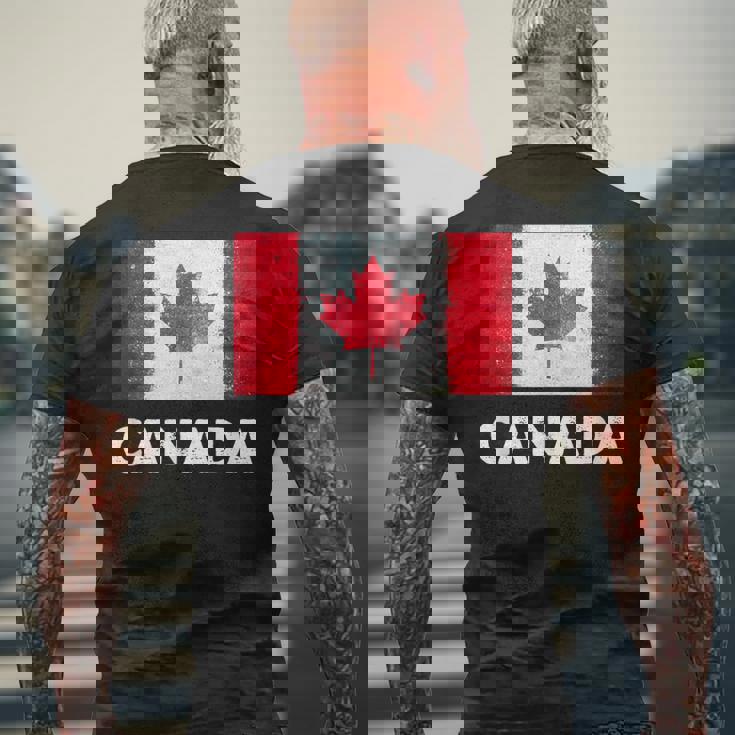 カナダ国旗ジャージ、カナダ。 メンズTシャツ バックプリント 高齢者への贈り物