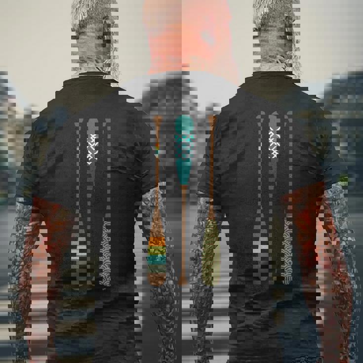 カヌー スリーアートパドル カヌー 恋人 カヌー ツアー 夏 メンズTシャツ バックプリント 高齢者への贈り物