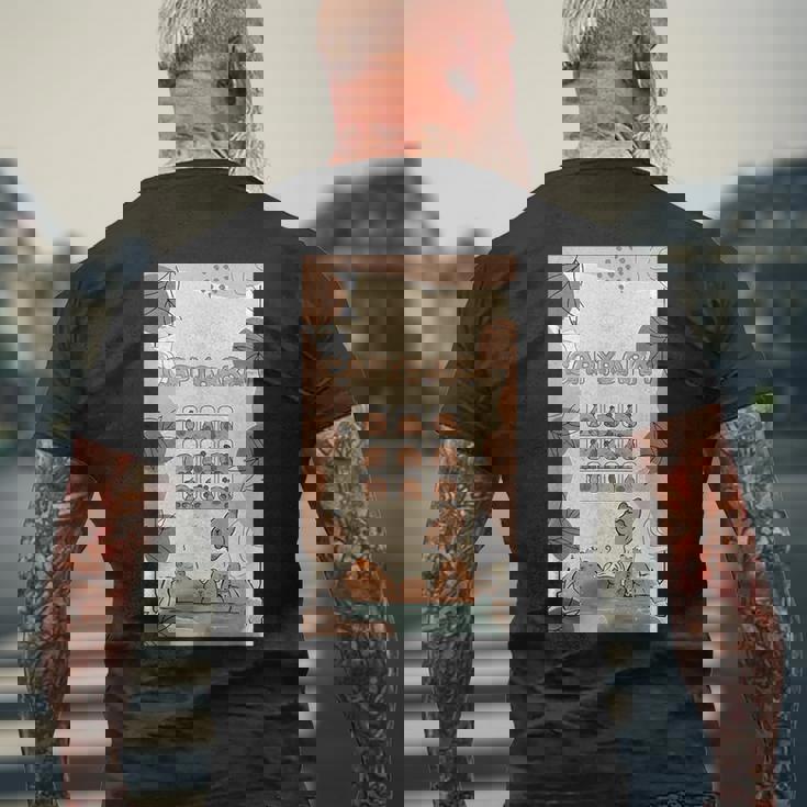 カピバラ カピバラ かわいい トロピカル 夏 メンズTシャツ バックプリント 高齢者への贈り物