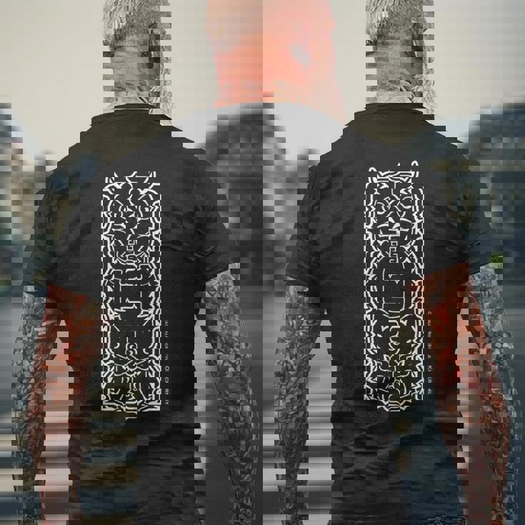 カムイトーテム メンズTシャツ バックプリント 高齢者への贈り物