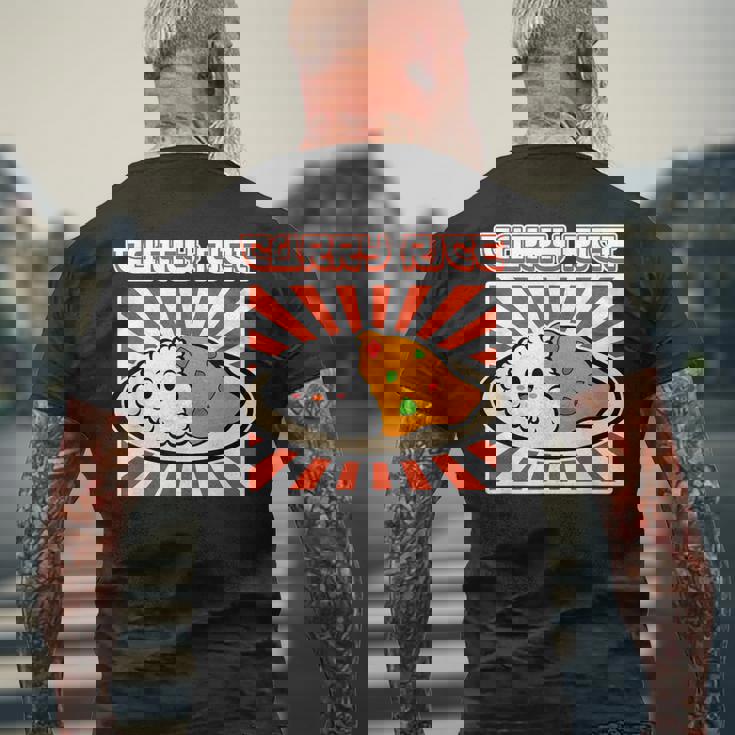 カレーライス メンズ レディース ライス メンズTシャツ バックプリント 高齢者への贈り物