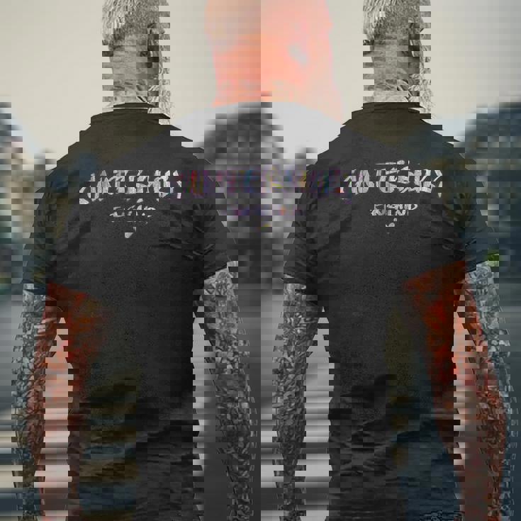 カンタベリー イングランド カンタベリー メンズTシャツ バックプリント 高齢者への贈り物