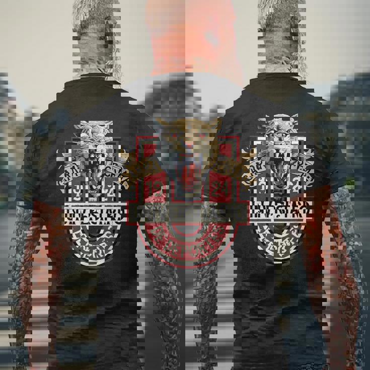 ガラクレマ ウニベルシタリオ・デポルテス・デル・ペルー。 メンズTシャツ バックプリント 高齢者への贈り物