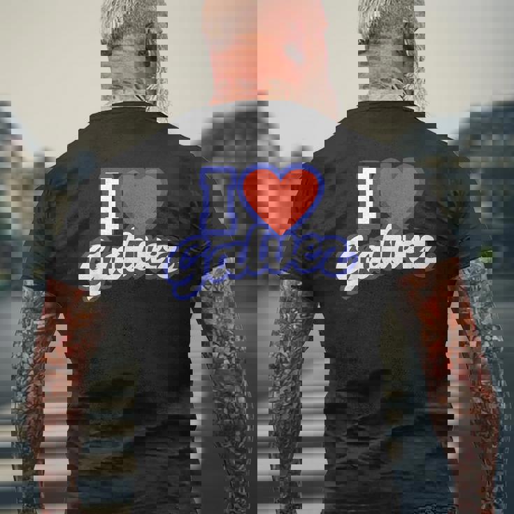 ガルベスが大好き メンズTシャツ バックプリント 高齢者への贈り物