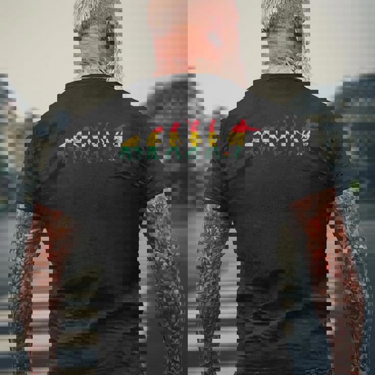 ガーナエボリューション ガーナプライド ガーナ国旗 ガーナサッカーチーム メンズTシャツ バックプリント 高齢者への贈り物