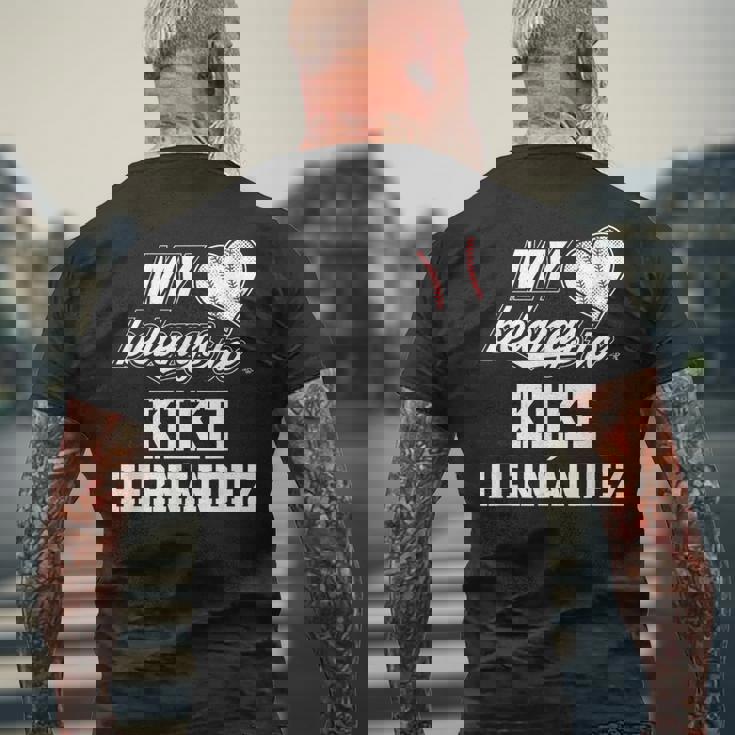 キケ・ヘルナンデスのゲームデー メンズTシャツ バックプリント 高齢者への贈り物