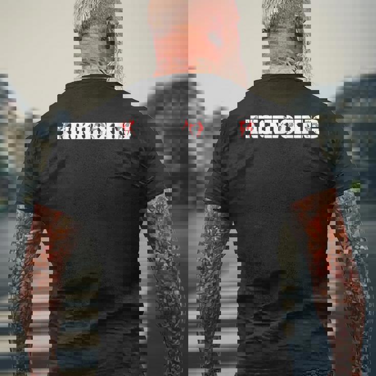 キックボクシングシャツ メンズTシャツ バックプリント 高齢者への贈り物