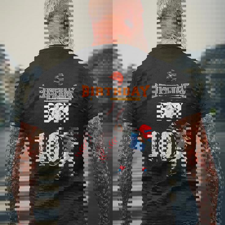 キッズ 10歳の誕生日 野球選手 ダビングボーイ 10歳 メンズTシャツ バックプリント 高齢者への贈り物