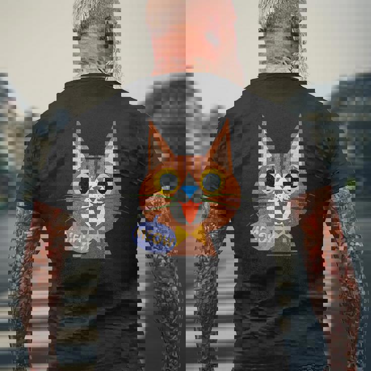 キッズ Cat キャットシリーズ キジトラ メンズTシャツ バックプリント 高齢者への贈り物