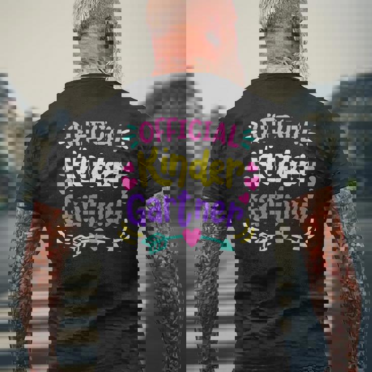 キッズ 公式 幼稚園 レトロ 入園初日 メンズTシャツ バックプリント 高齢者への贈り物