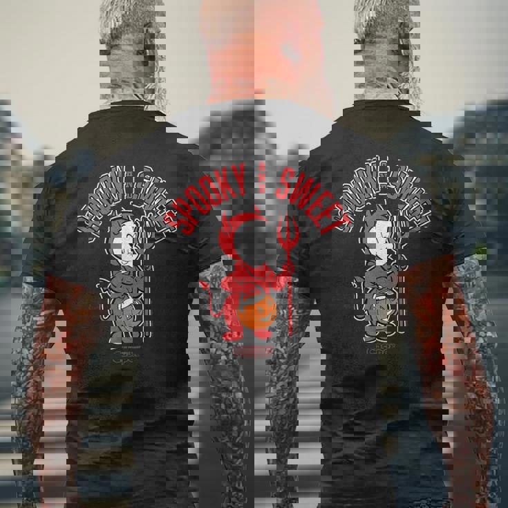 キャスパー・ザ・フレンドリー・ゴースト ハロウィン 不気味で甘い メンズTシャツ バックプリント 高齢者への贈り物