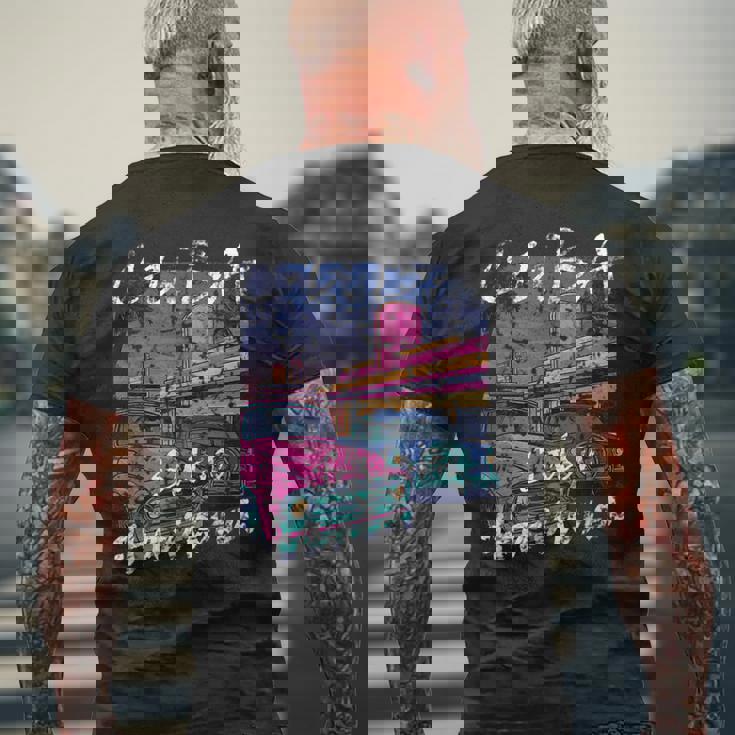 キューバ ハバナ キューバ メンズTシャツ バックプリント 高齢者への贈り物