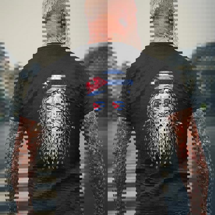 キューバキューバ人 メンズTシャツ バックプリント 高齢者への贈り物