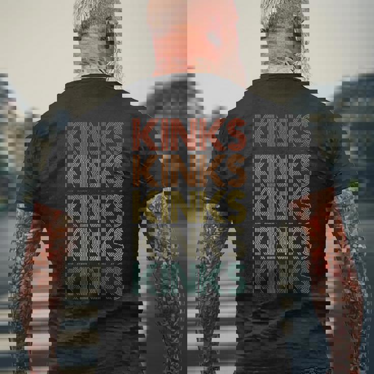 キンクス ヴィンテージ レトロ メンズTシャツ バックプリント 高齢者への贈り物