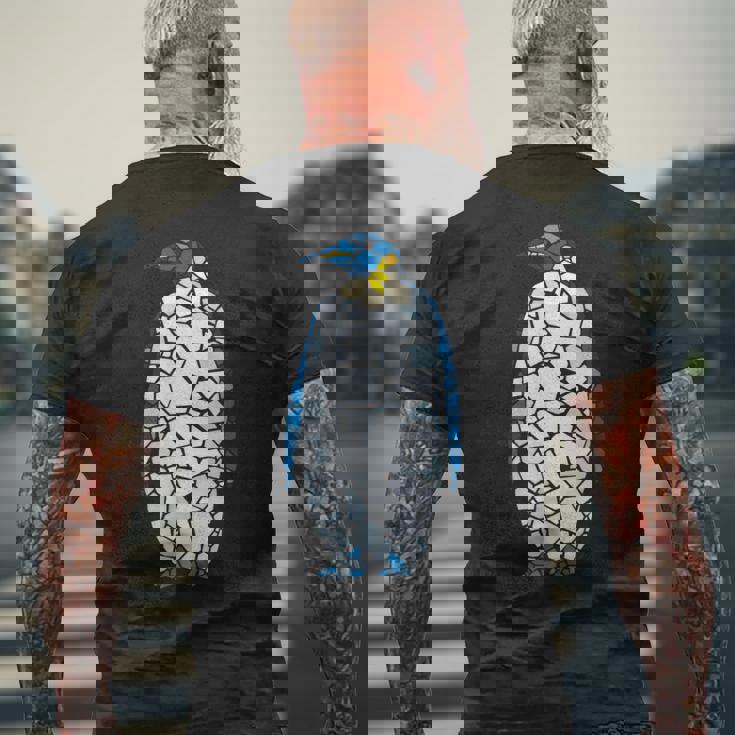 キングペンギン エンペラー ペンギン 海鳥 ペンギン メンズTシャツ バックプリント 高齢者への贈り物