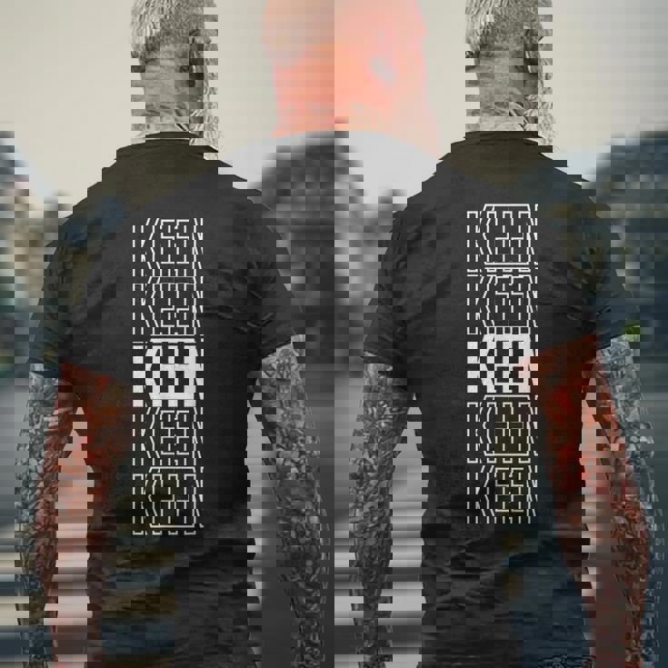 キーン メンズTシャツ バックプリント 高齢者への贈り物