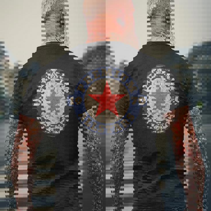 ギフト Allstars ヴィンテージ 1970 50年 メンズTシャツ バックプリント 高齢者への贈り物