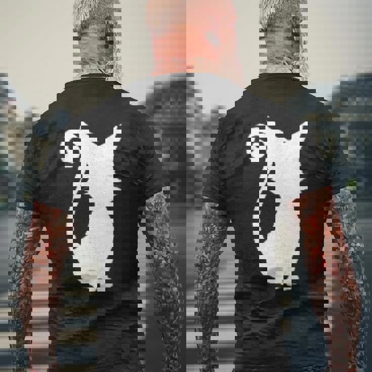 クイズrpg 魔法使いと黒猫のウィズ メンズTシャツ バックプリント 高齢者への贈り物