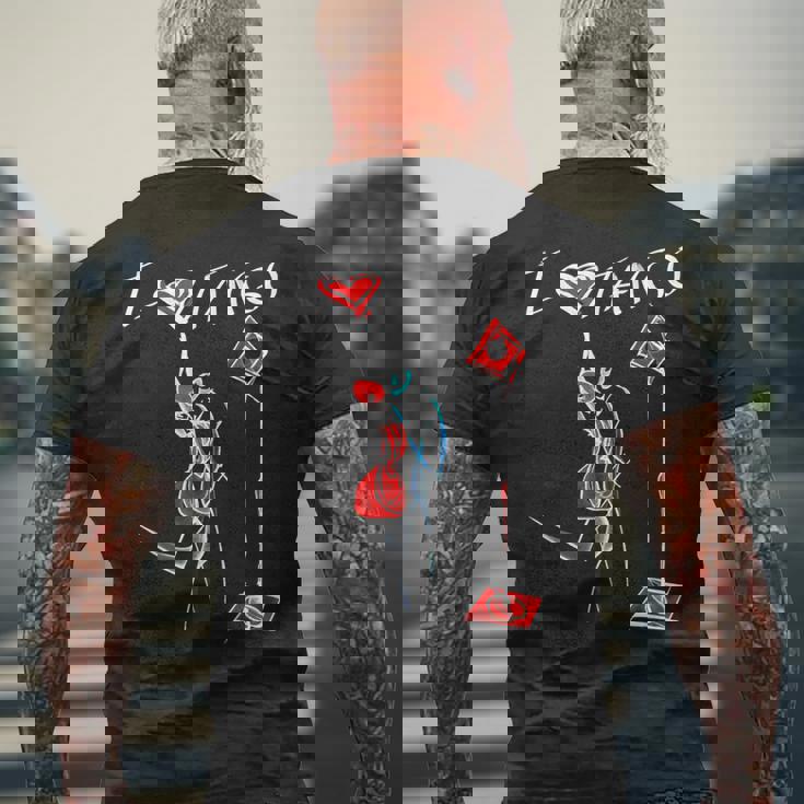 クラシック アルゼンチン タンゴス ダンスホール メンズTシャツ バックプリント 高齢者への贈り物