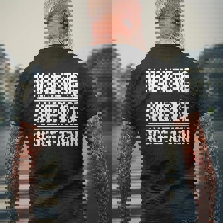 クラシック・メイキング・アメリカを再び偉大に メンズTシャツ バックプリント 高齢者への贈り物