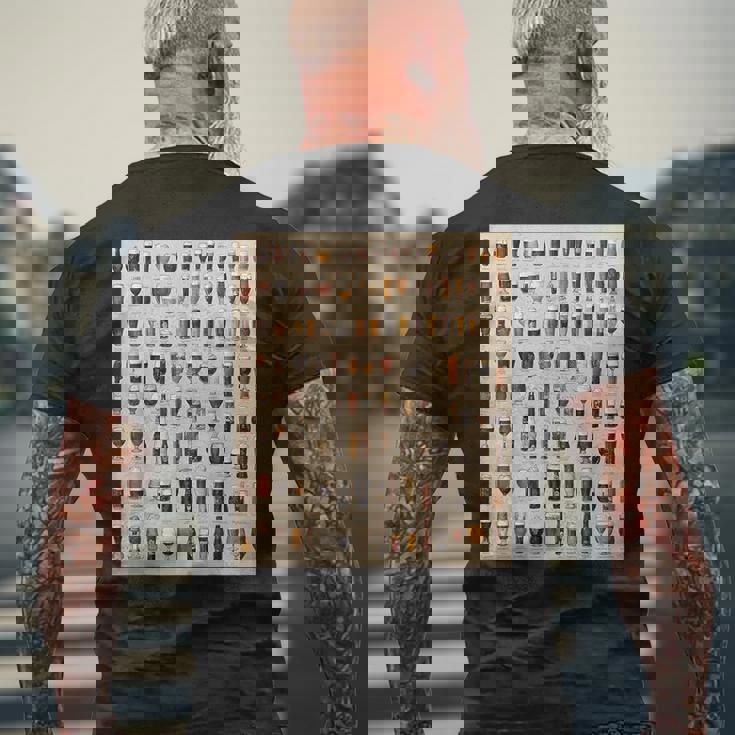 クラフトビールコレクション アーティスト メンズTシャツ バックプリント 高齢者への贈り物