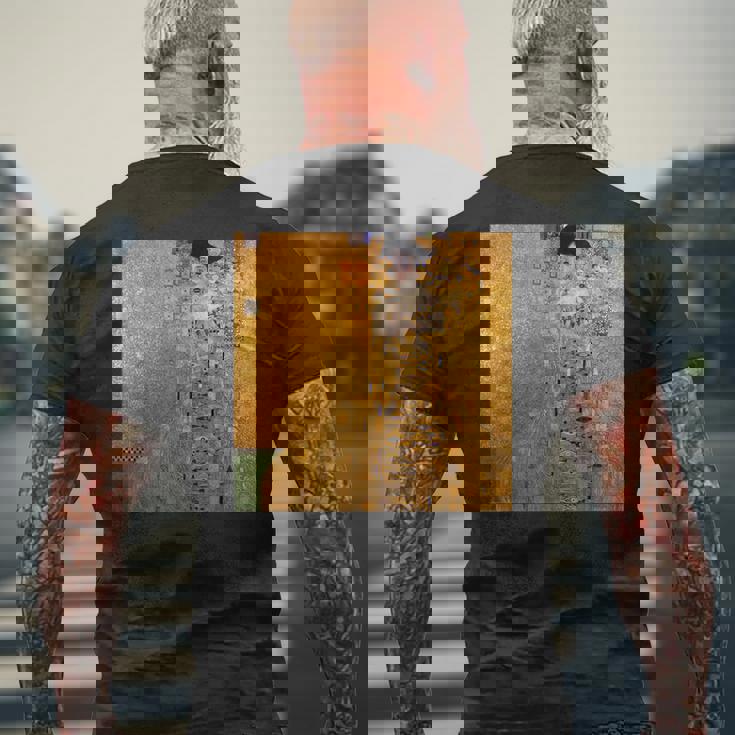 クリムトポートレートアート メンズTシャツ バックプリント 高齢者への贈り物