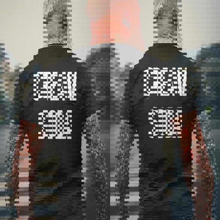 クリームソーダ メンズTシャツ バックプリント 高齢者への贈り物