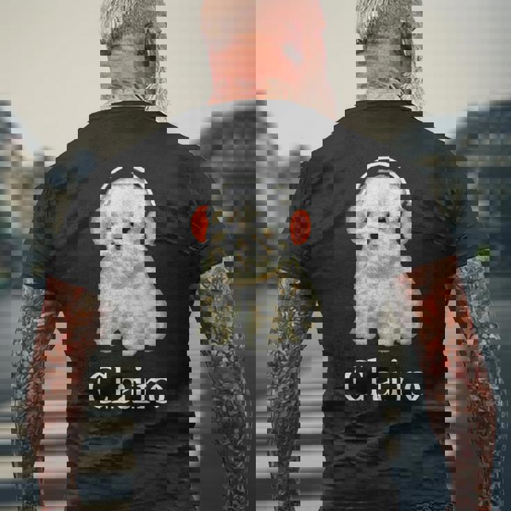 クレイロは犬と言う メンズTシャツ バックプリント 高齢者への贈り物