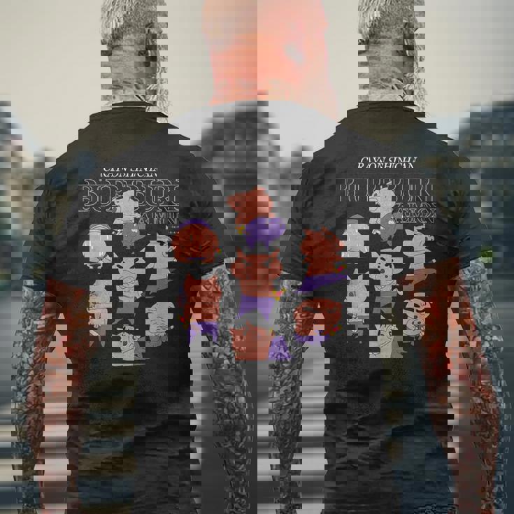 クレヨンしんちゃん いろいろぶりぶりざえもん メンズTシャツ バックプリント 高齢者への贈り物