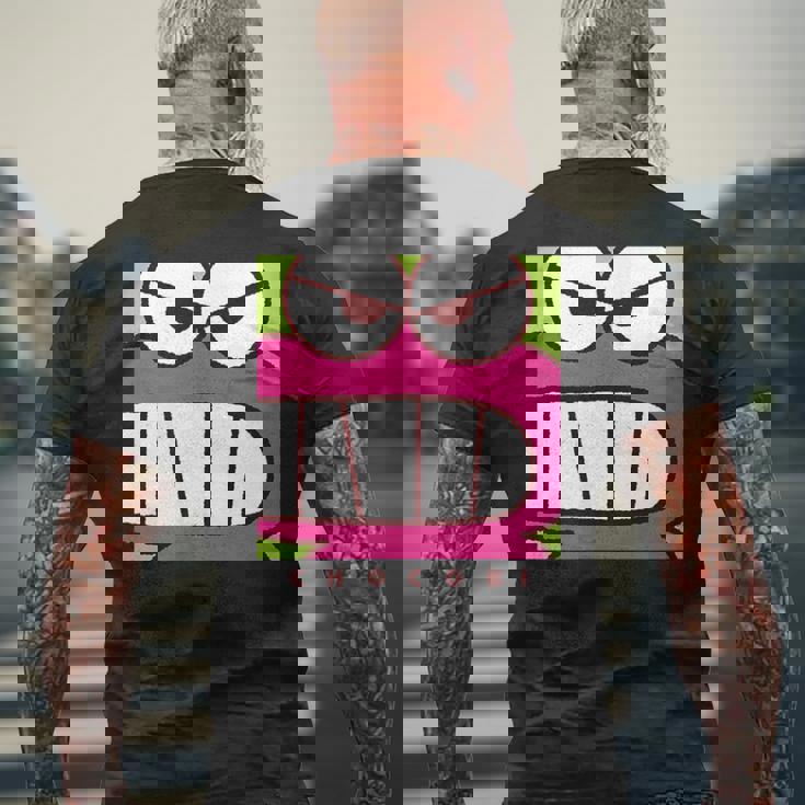 クレヨンしんちゃん ワニ山さん どアップ メンズTシャツ バックプリント 高齢者への贈り物