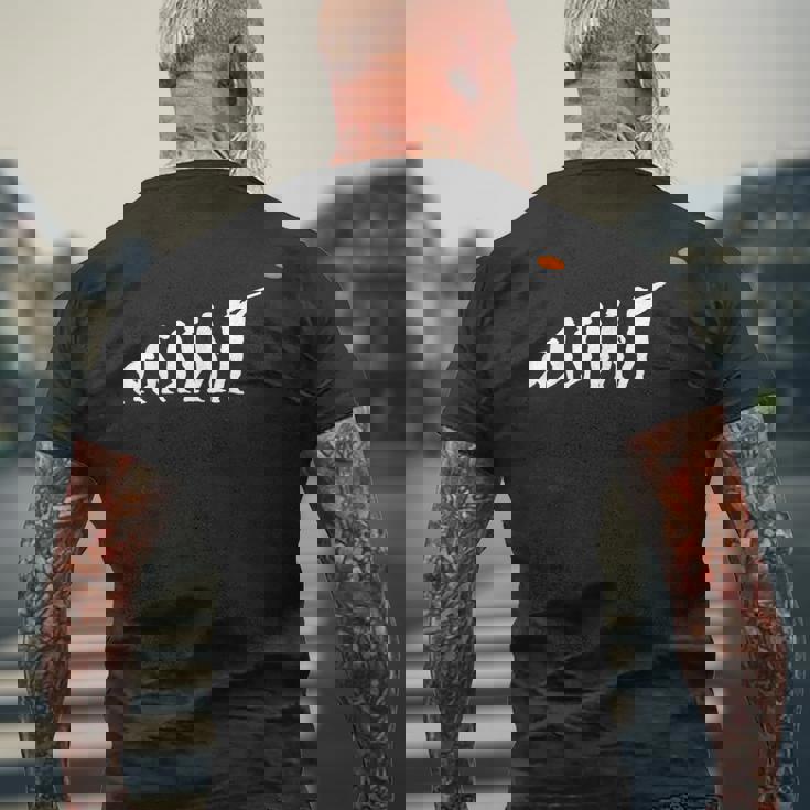 クレー・スキート 鳩撃ち クレー バードハンター クレー・ピジョン メンズTシャツ バックプリント 高齢者への贈り物