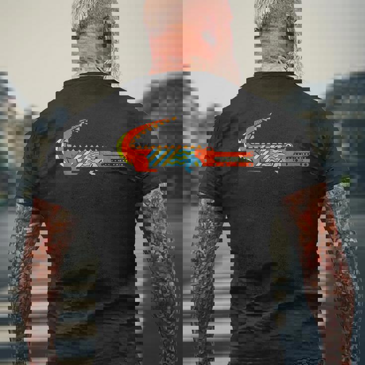 クロコダイル コミック メンズTシャツ バックプリント 高齢者への贈り物