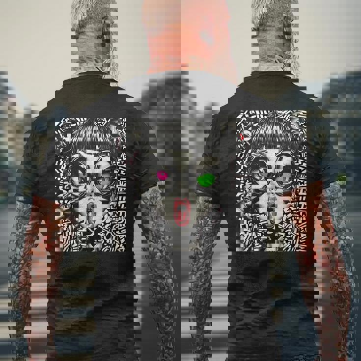 クール ガール グラフィック オシャレ かわいい かっこいい カジュアル メンズ レディース キッズ ストリート メンズTシャツ バックプリント 高齢者への贈り物