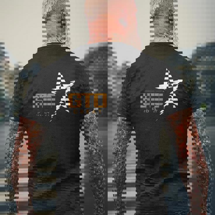 クールtシャツ かっこいいtシャツ カッコイイ Gto Great Cool メンズTシャツ バックプリント 高齢者への贈り物