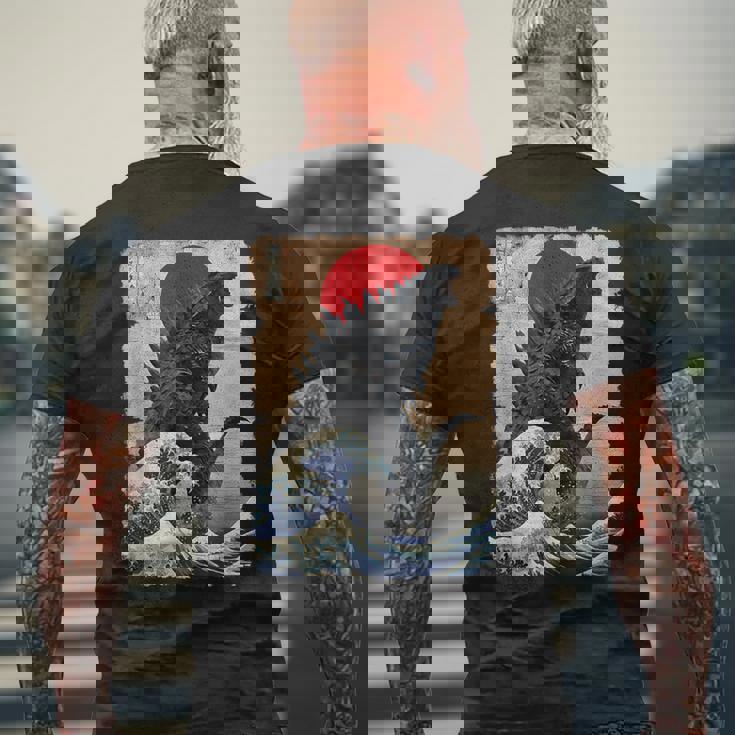 クールなアニメレトロヴィンテージtシャツ日本服スタッフメンズレディース。 メンズTシャツ バックプリント 高齢者への贈り物