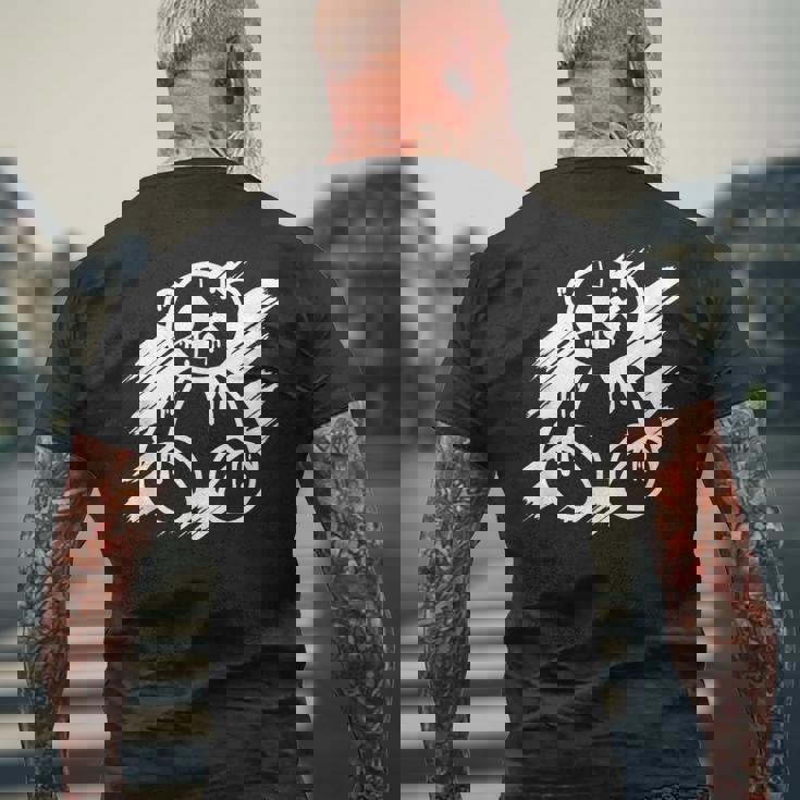 クールなテディが抱きしめたくなるおもちゃのテディベアtシャツギフト メンズTシャツ バックプリント 高齢者への贈り物