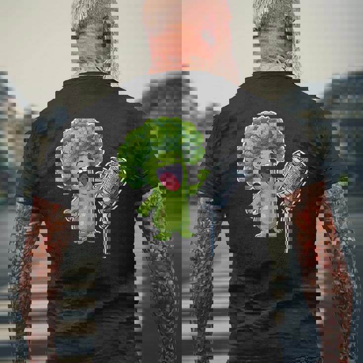 クールブロッコリー ベジタリアン ビーガン ベジタブルフード メンズ レディース メンズTシャツ バックプリント 高齢者への贈り物