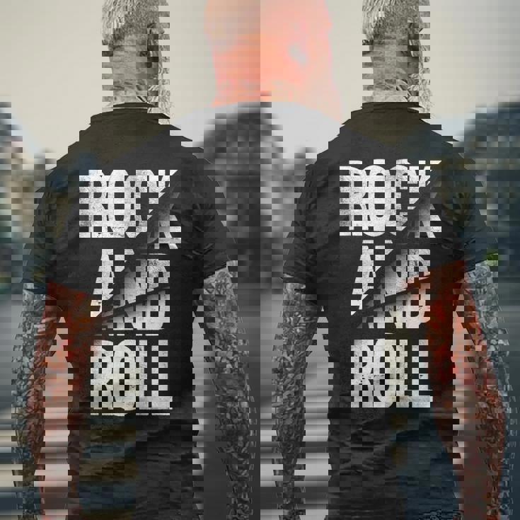 クールヴィンテージロックンロールtシャツ ブラック ミュージックロックンロール メンズTシャツ バックプリント 高齢者への贈り物