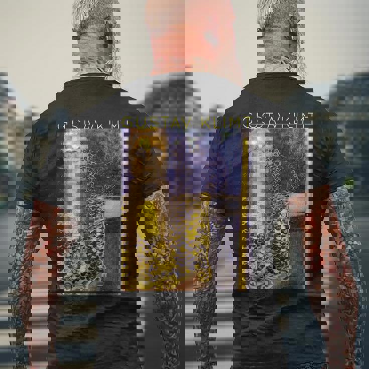 グスタフ・クリムト パラス・アテネ アーティスト向け 長袖tシャツ メンズTシャツ バックプリント 高齢者への贈り物