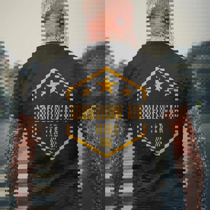 グッドフェロー空軍基地 メンズTシャツ バックプリント 高齢者への贈り物