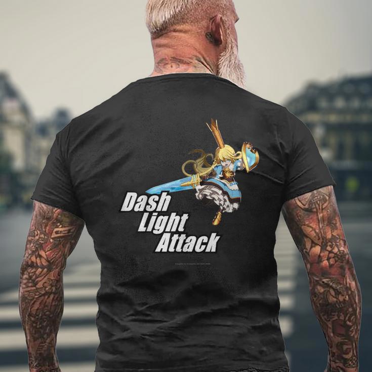 グランブルーファンタジーヴァーサス -ライジング- Dash Light Attack シャルロッテ メンズTシャツ バックプリント 高齢者への贈り物