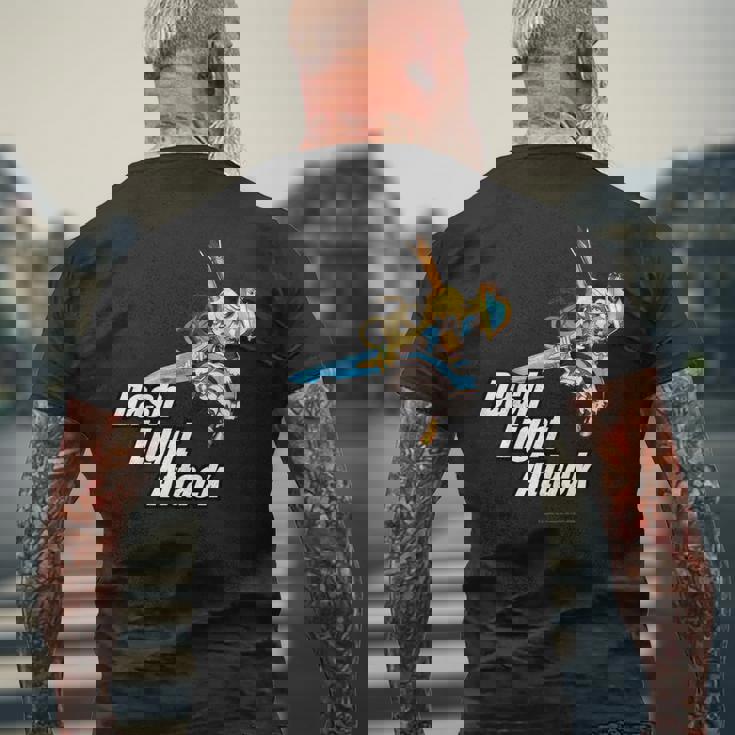 グランブルーファンタジーヴァーサス -ライジング- Dash Light Attack シャルロッテ メンズTシャツ バックプリント 高齢者への贈り物