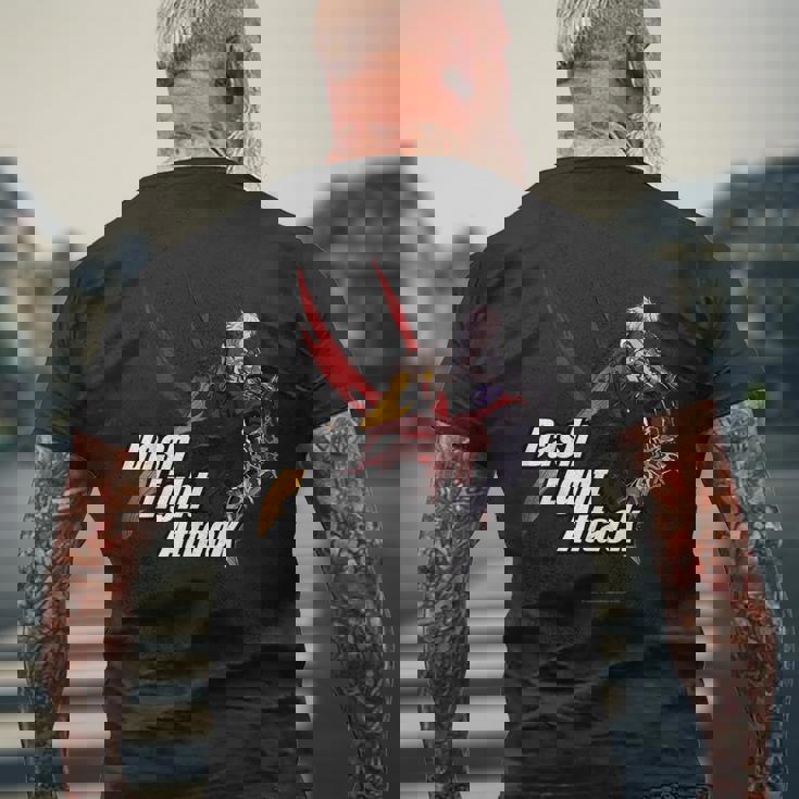 グランブルーファンタジーヴァーサス -ライジング- Dash Light Attack ルシファー メンズTシャツ バックプリント 高齢者への贈り物