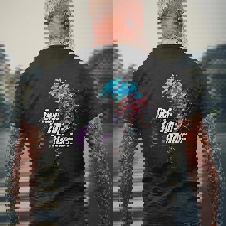 グランブルーファンタジーヴァーサス -ライジング- Dash Light Attack ヴェルサシア メンズTシャツ バックプリント 高齢者への贈り物