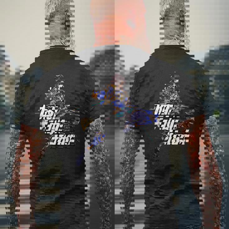 グランブルーファンタジーヴァーサス -ライジング- Dash Light Attack ランスロット メンズTシャツ バックプリント 高齢者への贈り物